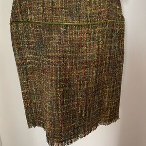 Preswick & Moore Multicolor Tweed Pencil Skirt